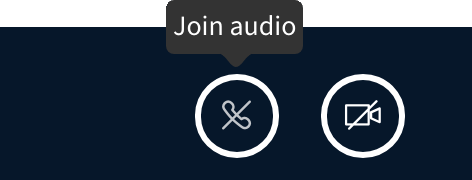 illustration of the join audio button
